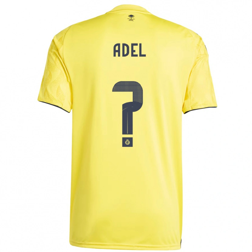 Danxen Criança Camisola Aida Adel #0 Amarelo Preto Principal 2025/26 Camisa Brasil