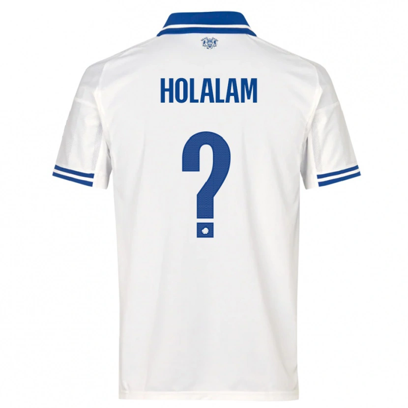 Danxen Criança Camisola Ishaq Holalam #0 Branco Azul Principal 2025/26 Camisa Brasil