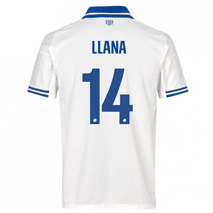 Danxen Criança Camisola Brandon Llana #14 Branco Azul Principal 2025/26 Camisa Brasil
