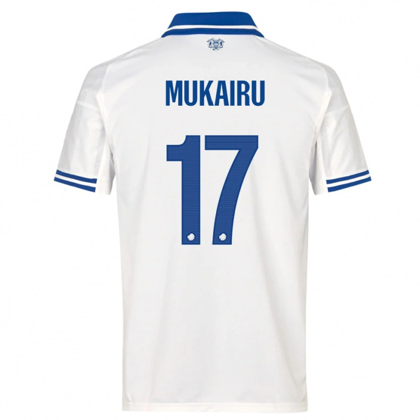 Danxen Criança Camisola Paul Mukairu #17 Branco Azul Principal 2025/26 Camisa Brasil