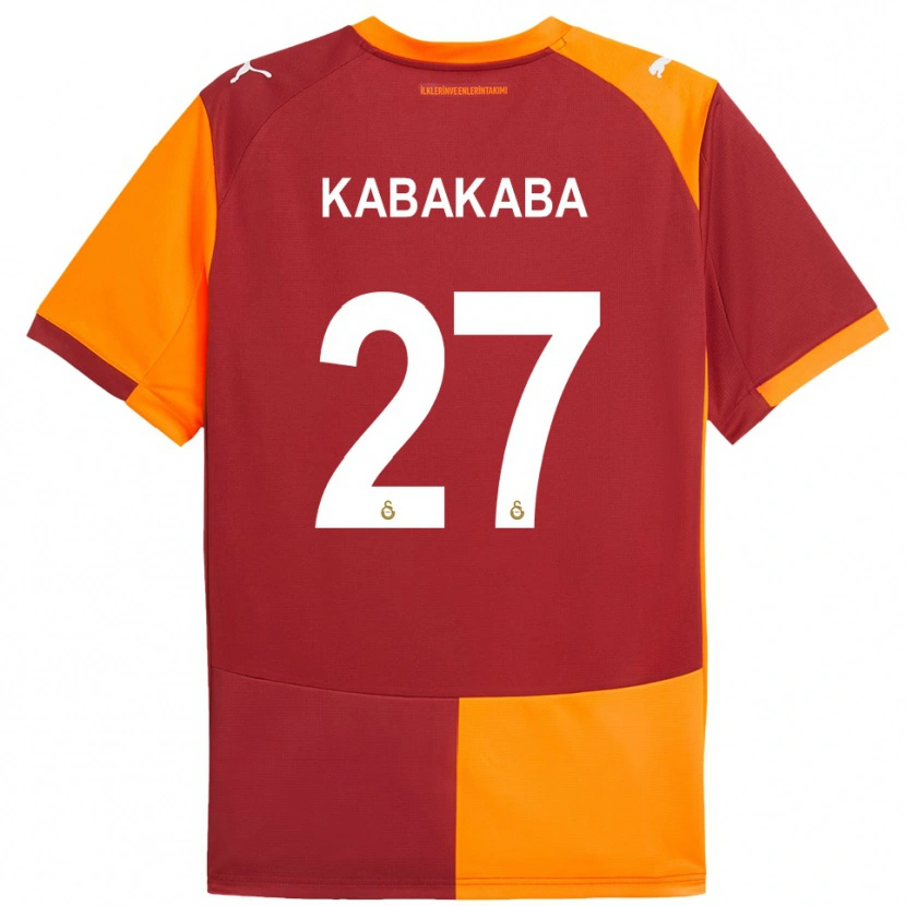 Danxen Criança Camisola Naomie Kabakaba #27 Vermelho Laranja Principal 2025/26 Camisa Brasil