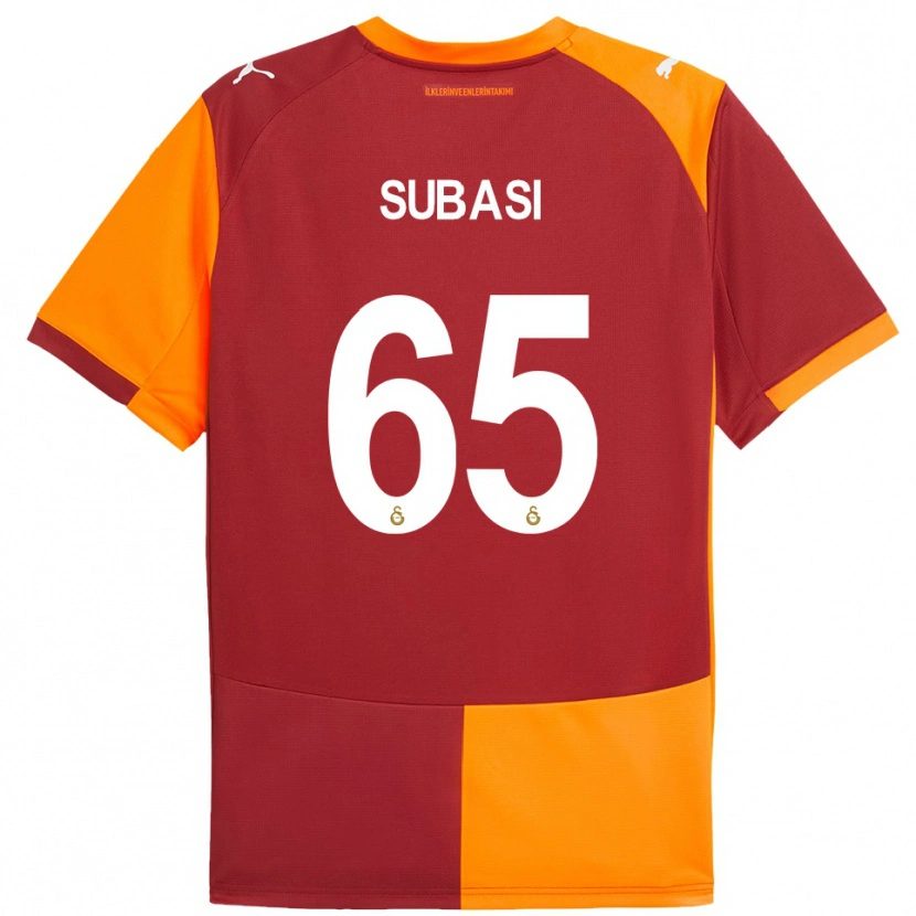 Danxen Criança Camisola Kadir Subaşı #65 Vermelho Laranja Principal 2025/26 Camisa Brasil