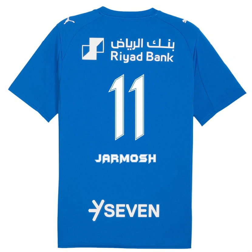 Danxen Criança Camisola Abdulaziz Jarmosh #11 Azul Branco Principal 2025/26 Camisa Brasil