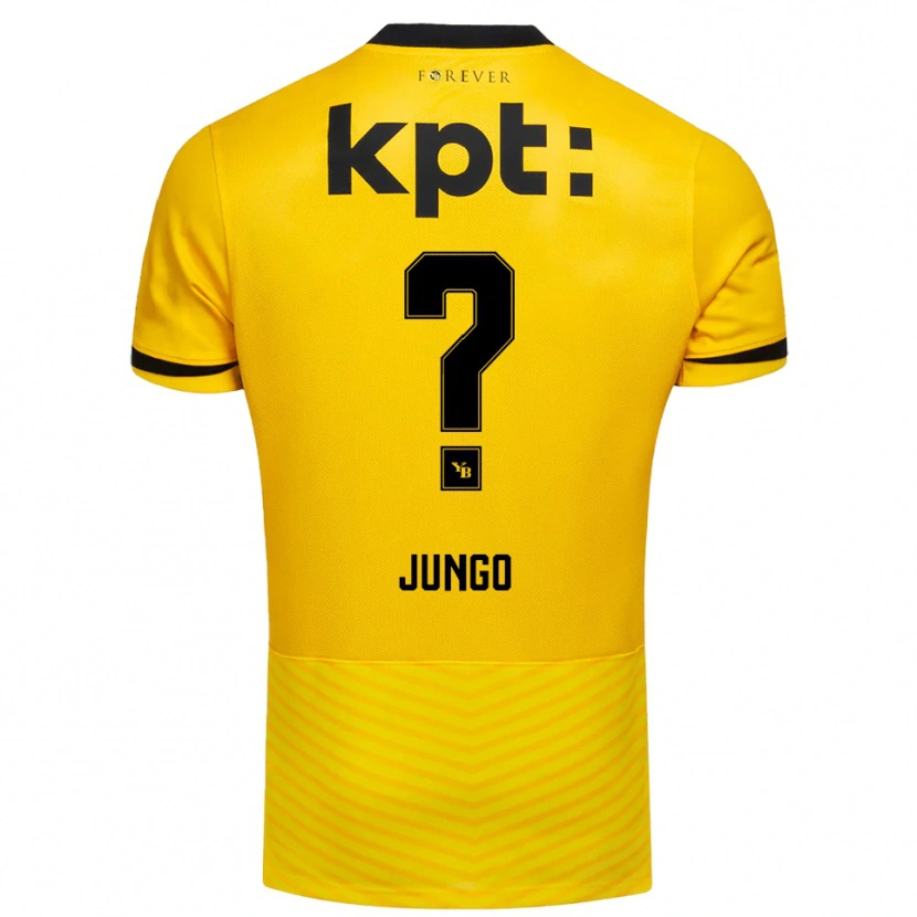 Danxen Criança Camisola Matéo Jungo #0 Amarelo Preto Principal 2025/26 Camisa Brasil