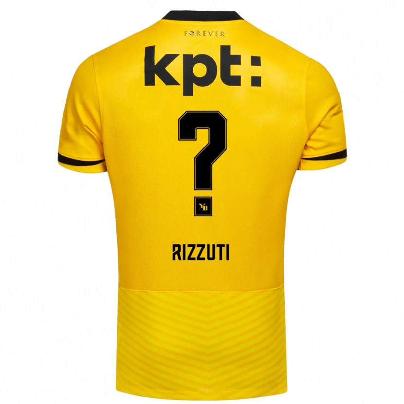 Danxen Criança Camisola Gabriele Rizzuti #0 Amarelo Preto Principal 2025/26 Camisa Brasil