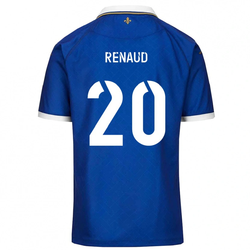 Danxen Criança Camisola Tom Renaud #20 Azul Dourado Principal 2025/26 Camisa Brasil