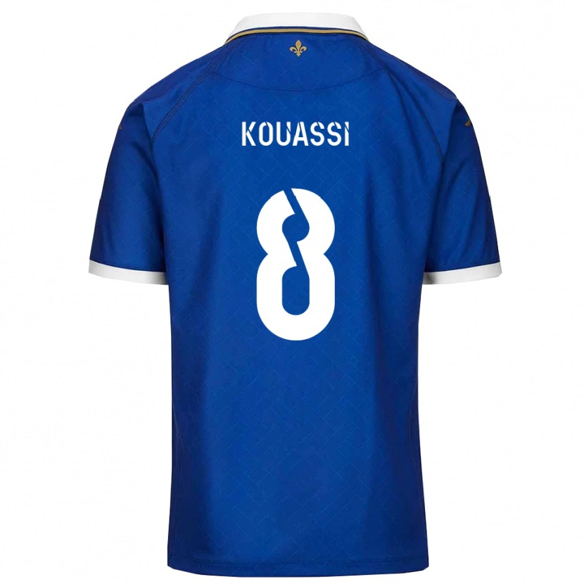 Danxen Criança Camisola Odilon Kouassi #8 Azul Dourado Principal 2025/26 Camisa Brasil