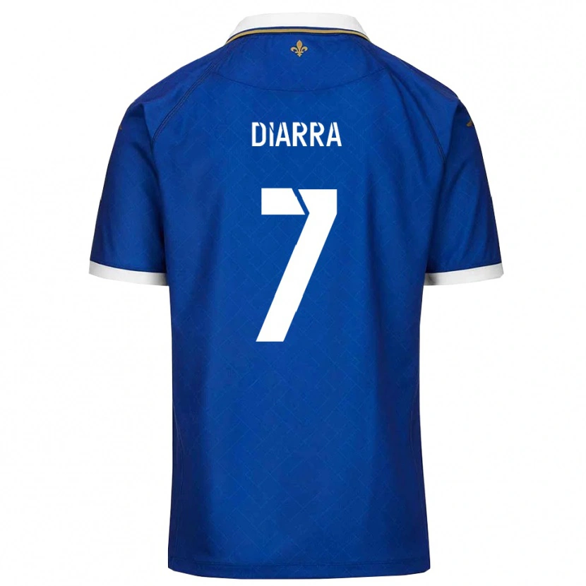 Danxen Criança Camisola Cheick Diarra #7 Azul Dourado Principal 2025/26 Camisa Brasil