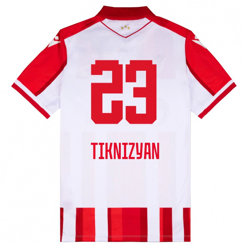 Danxen Criança Camisola Nair Tiknizyan #23 Vermelho Branco Principal 2025/26 Camisa Brasil