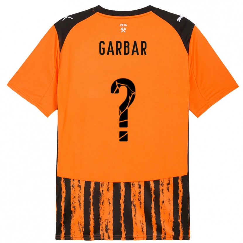 Danxen Criança Camisola Mykhaylo Garbar #0 Laranja Preto Principal 2025/26 Camisa Brasil
