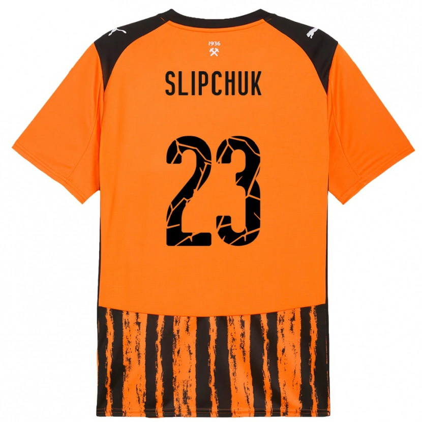 Danxen Criança Camisola Mykhaylo Slipchuk #23 Laranja Preto Principal 2025/26 Camisa Brasil