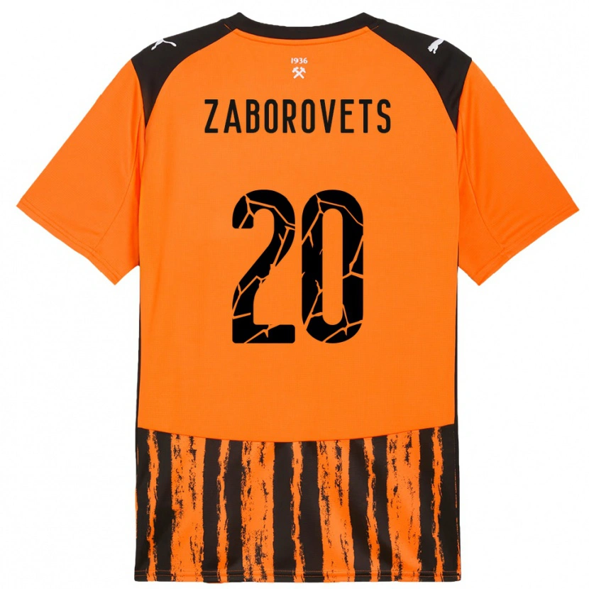 Danxen Criança Camisola Lidiia Zaborovets #20 Laranja Preto Principal 2025/26 Camisa Brasil