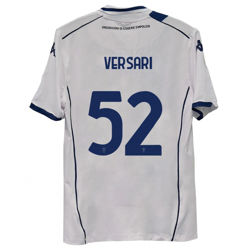 Danxen Criança Camisola Francesco Versari #52 Azul Marinho Escuro Alternativa 2025/26 Camisa Brasil