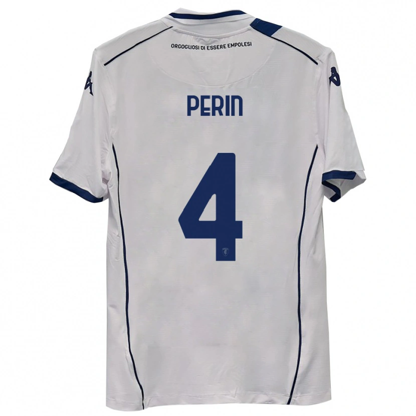 Danxen Criança Camisola Ernesto Perin #4 Azul Marinho Escuro Alternativa 2025/26 Camisa Brasil