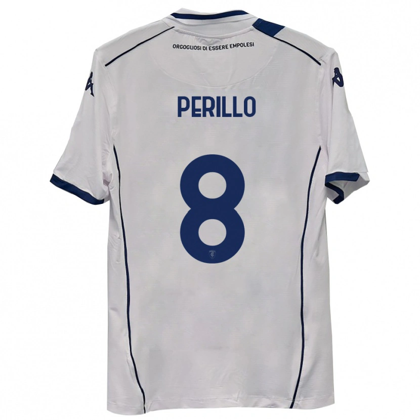 Danxen Criança Camisola Edoardo Perillo #8 Azul Marinho Escuro Alternativa 2025/26 Camisa Brasil