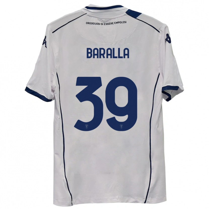 Danxen Criança Camisola Alessio Baralla #39 Azul Marinho Escuro Alternativa 2025/26 Camisa Brasil