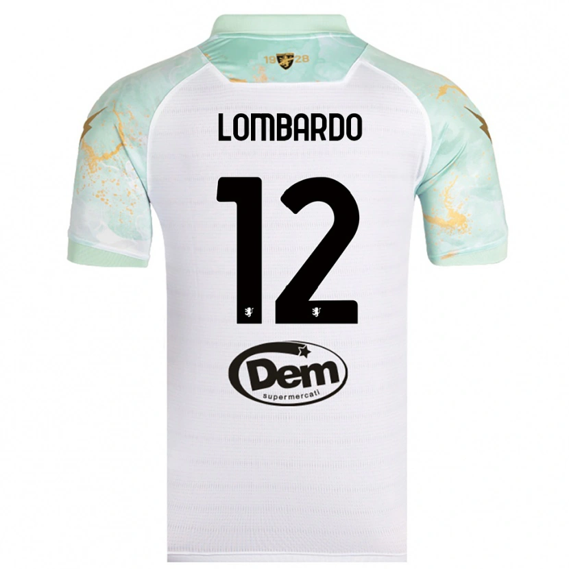 Danxen Criança Camisola Alessandro Lombardo #12 Branco Preto Alternativa 2025/26 Camisa Brasil