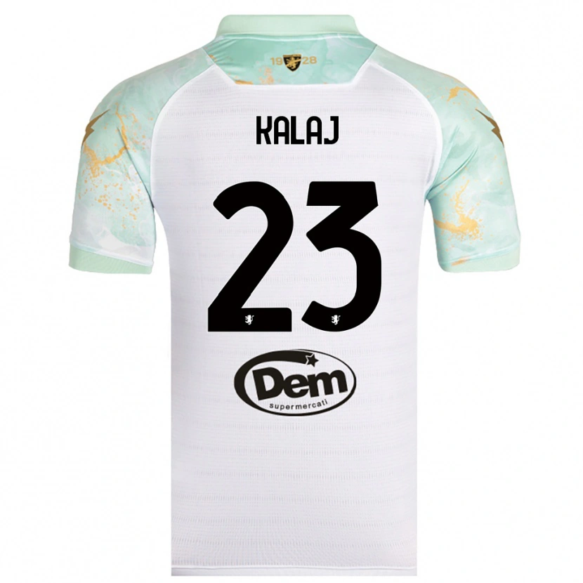 Danxen Criança Camisola Sergio Kalaj #23 Branco Preto Alternativa 2025/26 Camisa Brasil