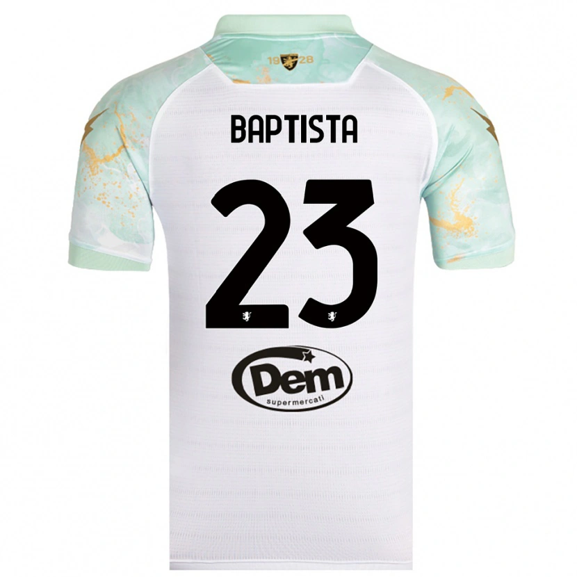 Danxen Criança Camisola Viktor Baptista #23 Branco Preto Alternativa 2025/26 Camisa Brasil