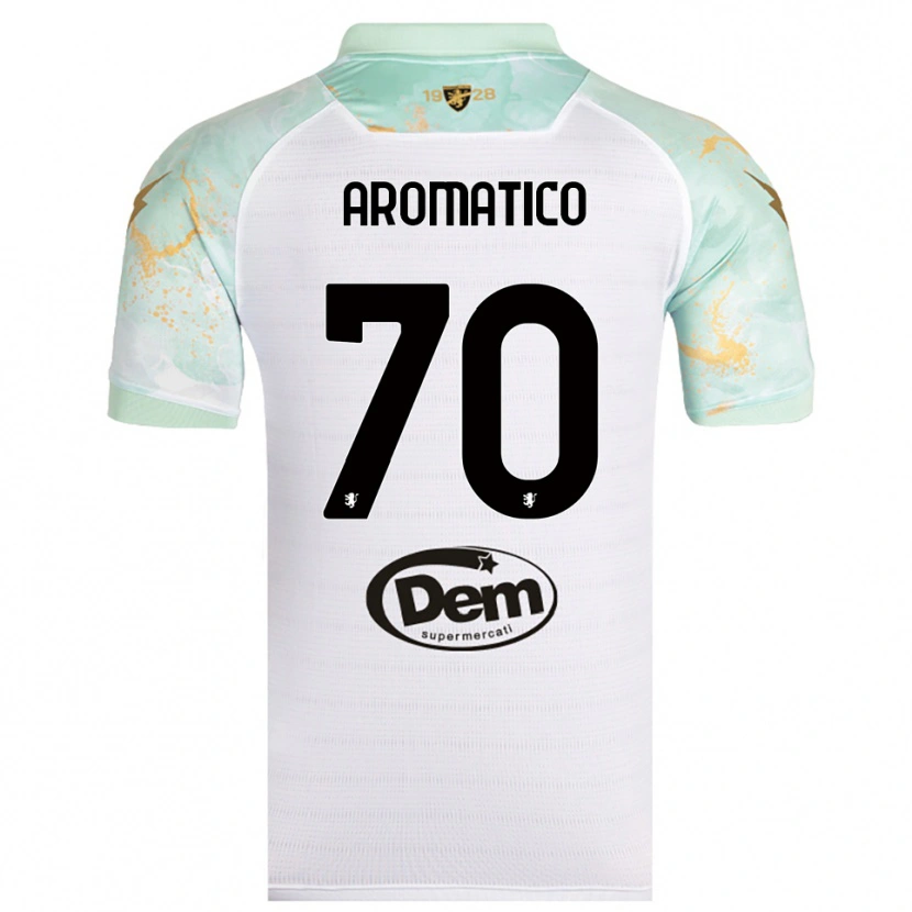 Danxen Criança Camisola Raul Aromatico #70 Branco Preto Alternativa 2025/26 Camisa Brasil