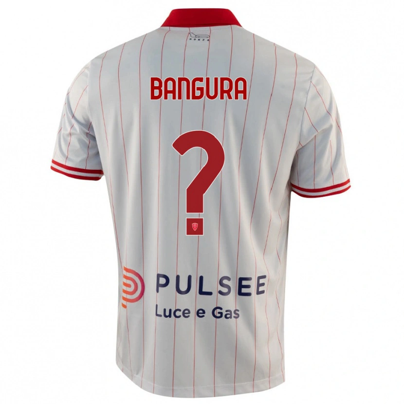 Danxen Criança Camisola Abudlrahim Bangura #0 Branco Vermelho Azul Alternativa 2025/26 Camisa Brasil