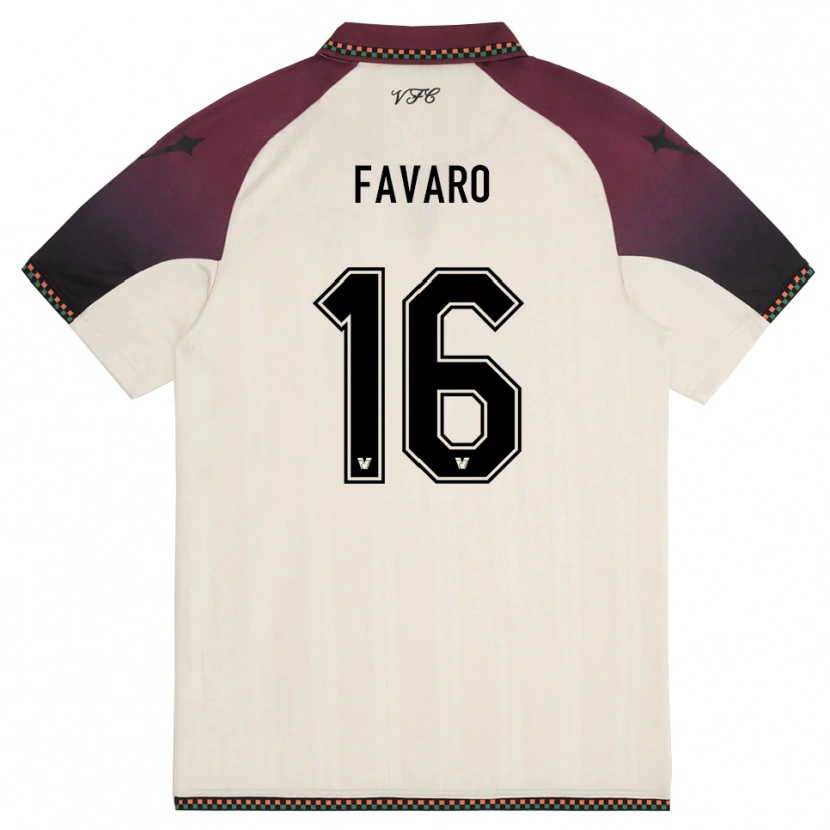 Danxen Criança Camisola Federico Favaro #16 Creme Borgonha Alternativa 2025/26 Camisa Brasil