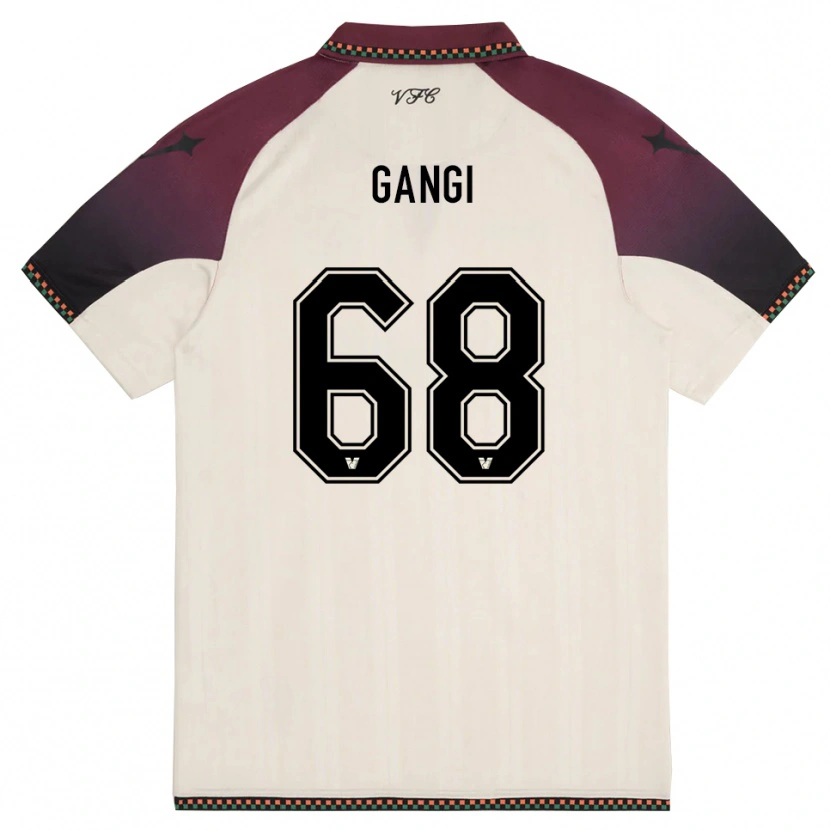 Danxen Criança Camisola Chiara Gangi #68 Creme Borgonha Alternativa 2025/26 Camisa Brasil