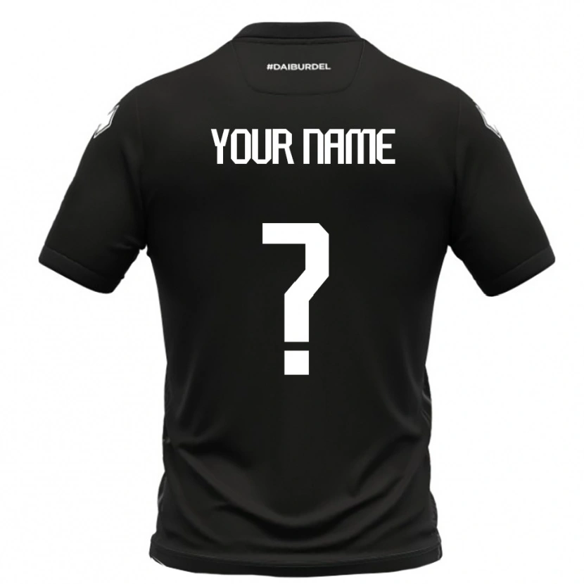 Danxen Criança Camisola Seu Nome #0 Preto Branco Alternativa 2025/26 Camisa Brasil