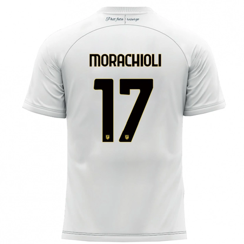 Danxen Criança Camisola Gregorio Morachioli #17 Branco Amarelo Alternativa 2025/26 Camisa Brasil