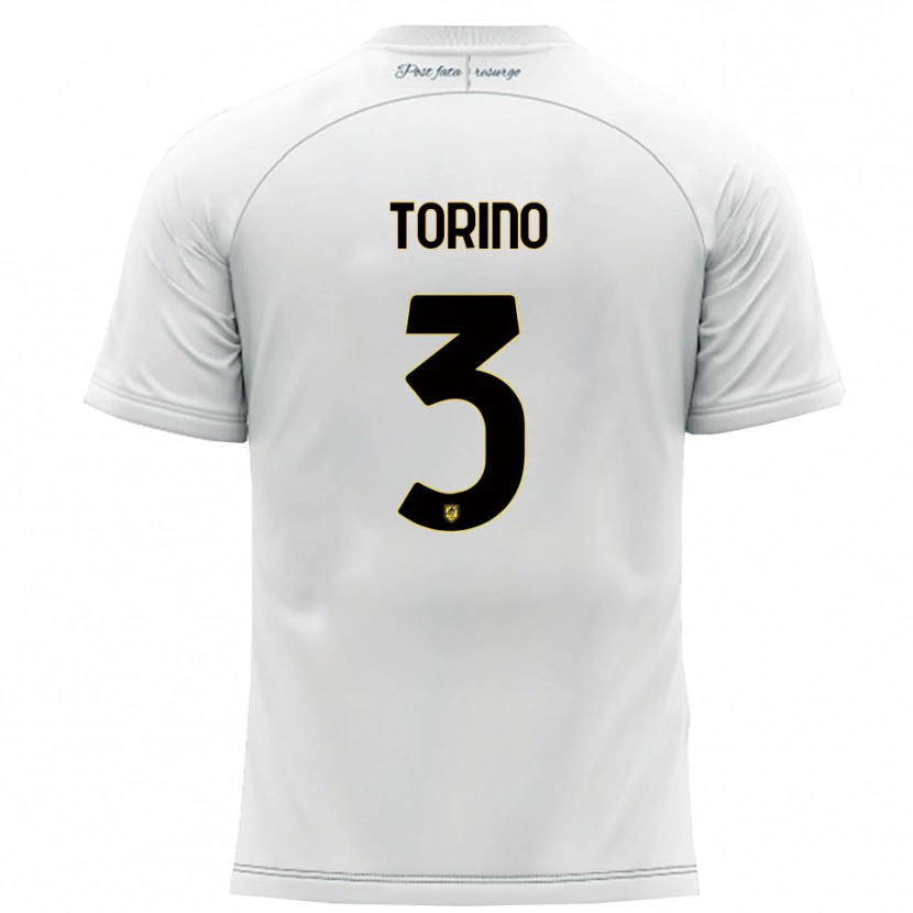 Danxen Criança Camisola Christian Torino #3 Branco Amarelo Alternativa 2025/26 Camisa Brasil