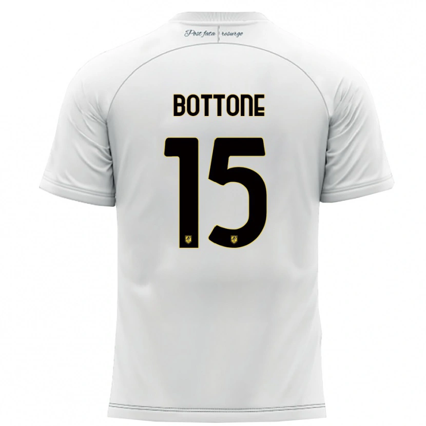 Danxen Criança Camisola Salvatore Bottone #15 Branco Amarelo Alternativa 2025/26 Camisa Brasil