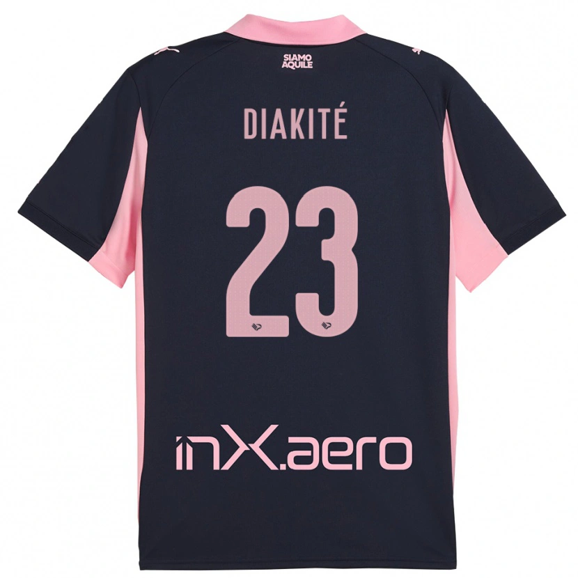 Danxen Criança Camisola Salim Diakité #23 Marinho Rosa Alternativa 2025/26 Camisa Brasil