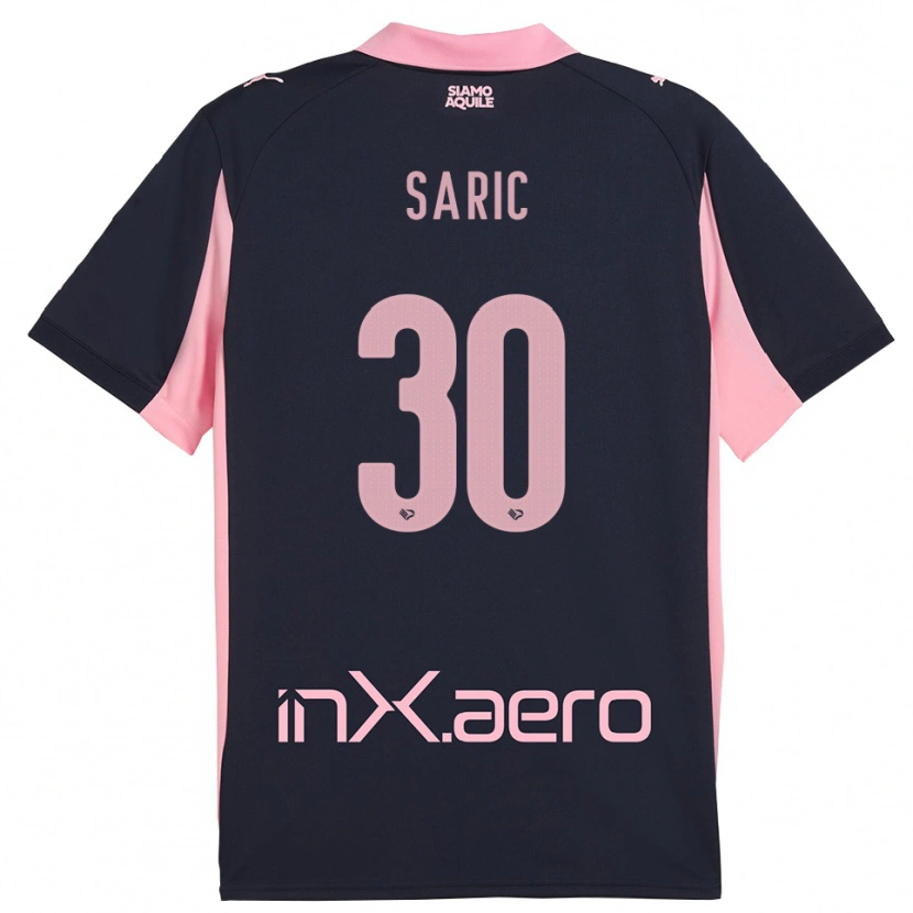 Danxen Criança Camisola Dario Saric #30 Marinho Rosa Alternativa 2025/26 Camisa Brasil