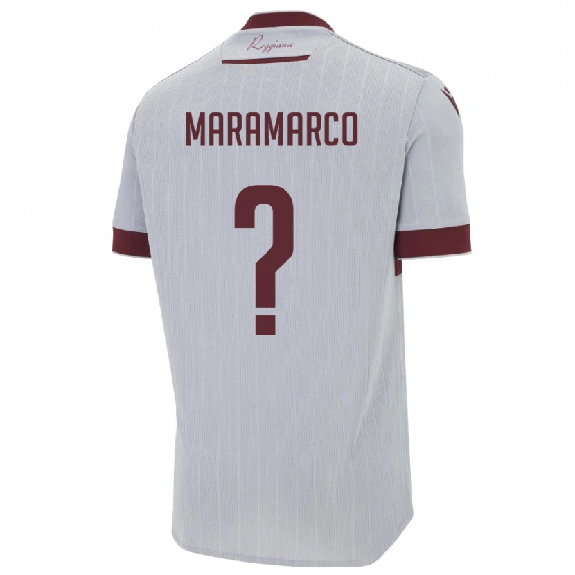 Danxen Criança Camisola Andrea Maramarco #0 Borgonha Branco Alternativa 2025/26 Camisa Brasil