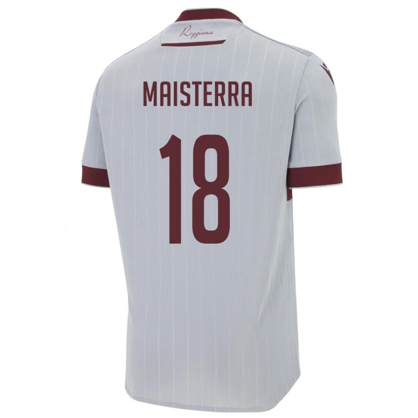 Danxen Criança Camisola Roque Maisterra #18 Borgonha Branco Alternativa 2025/26 Camisa Brasil