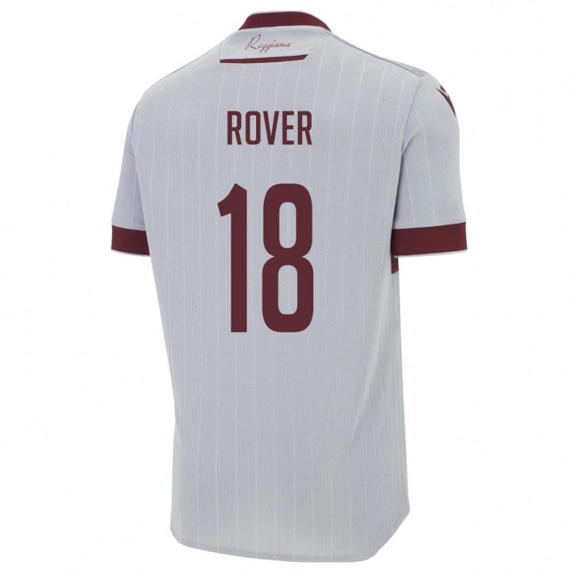 Danxen Criança Camisola Matteo Rover #18 Borgonha Branco Alternativa 2025/26 Camisa Brasil