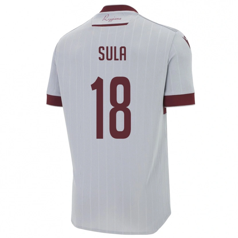 Danxen Criança Camisola Joel Sula #18 Borgonha Branco Alternativa 2025/26 Camisa Brasil
