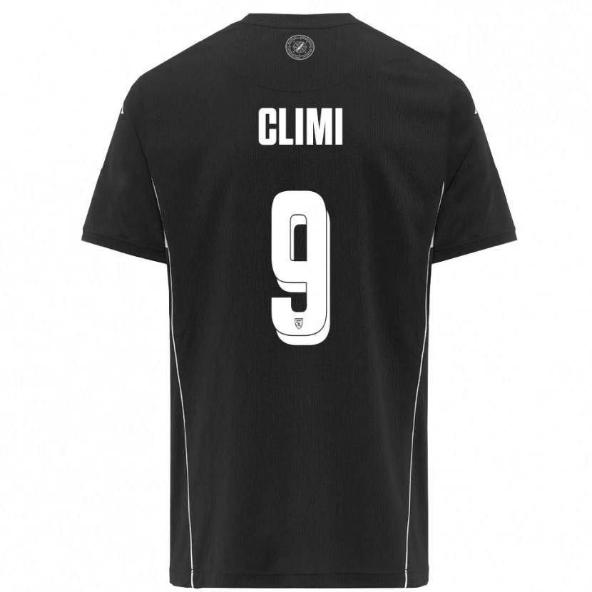 Danxen Criança Camisola Francesco Climi #9 Preto Branco Alternativa 2025/26 Camisa Brasil