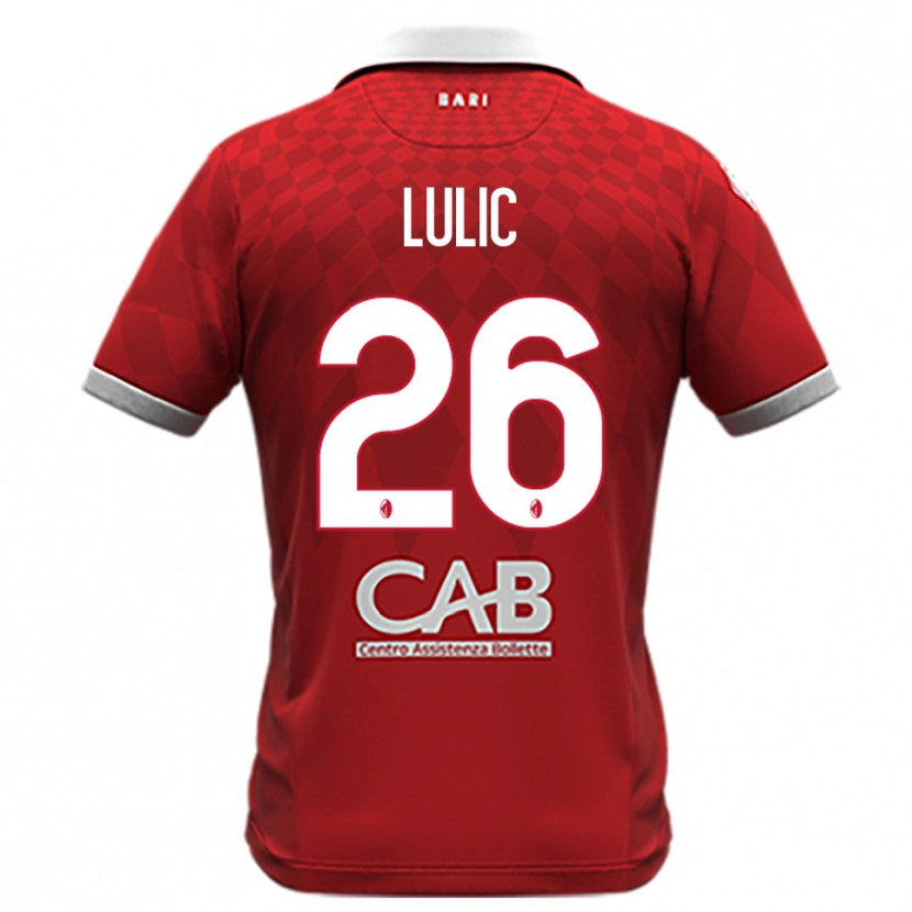 Danxen Criança Camisola Karlo Lulic #26 Vermelho Branco Alternativa 2025/26 Camisa Brasil