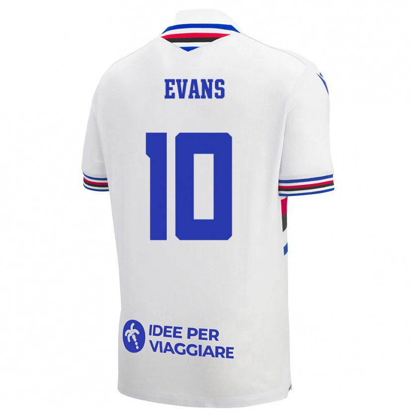Danxen Criança Camisola Maya Evans #10 Branco Azul Vermelho Alternativa 2025/26 Camisa Brasil