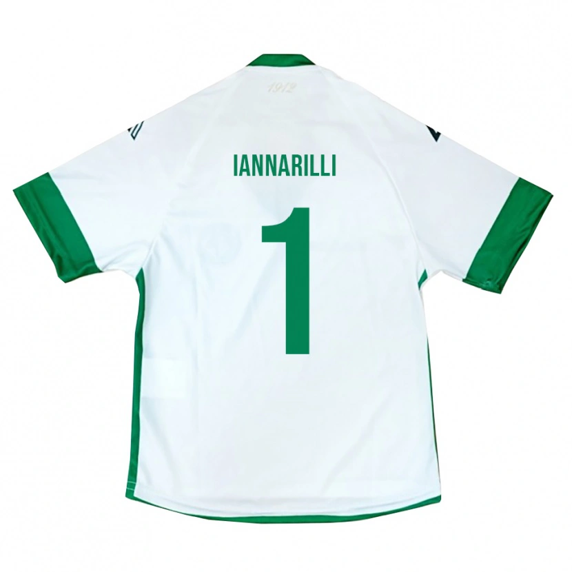Danxen Criança Camisola Antony Iannarilli #1 Branco Verde Azul Alternativa 2025/26 Camisa Brasil