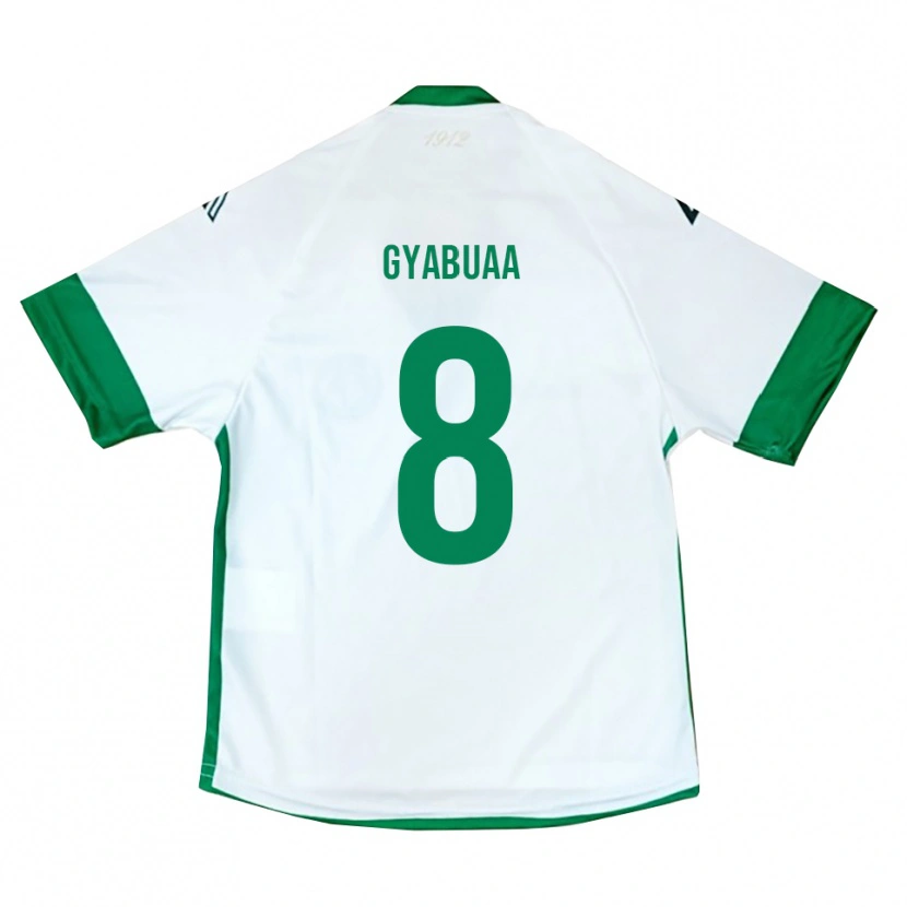 Danxen Criança Camisola Emmanuel Gyabuaa #8 Branco Verde Azul Alternativa 2025/26 Camisa Brasil