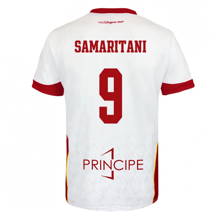 Danxen Criança Camisola Cristian Samaritani #9 Branco Vermelho Alternativa 2025/26 Camisa Brasil