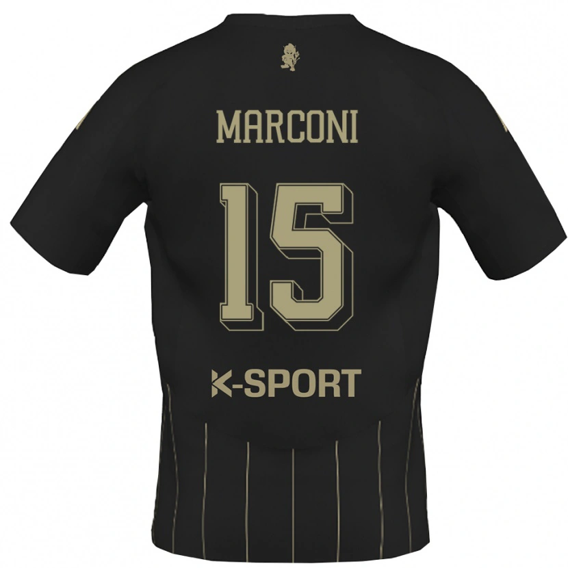 Danxen Criança Camisola Ivan Marconi #15 Cinza Branco Alternativa 2025/26 Camisa Brasil