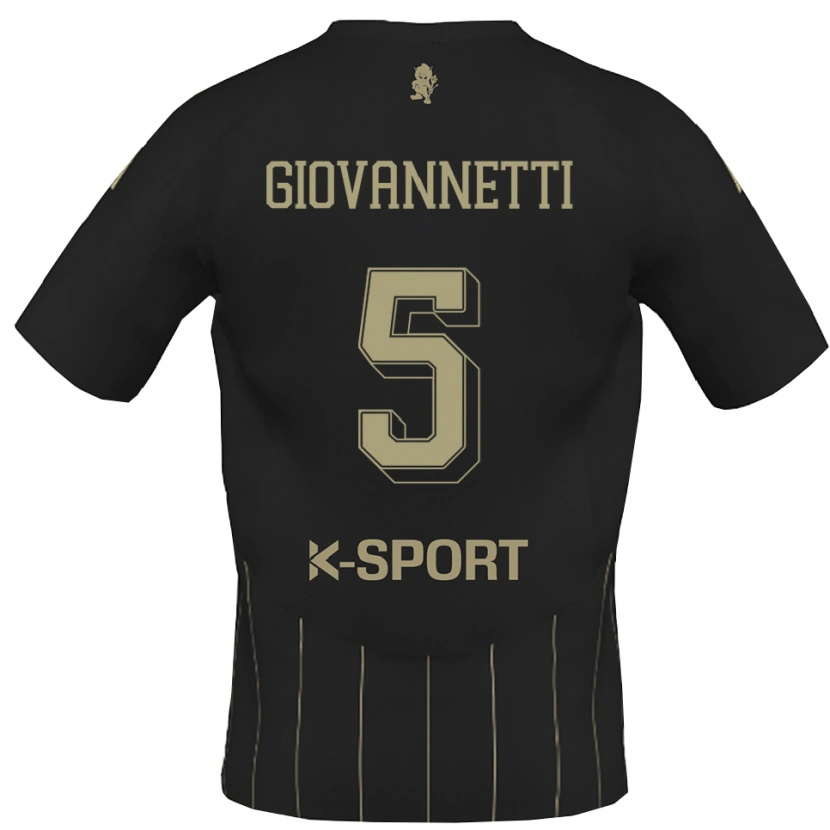 Danxen Criança Camisola Elia Giovannetti #5 Cinza Branco Alternativa 2025/26 Camisa Brasil