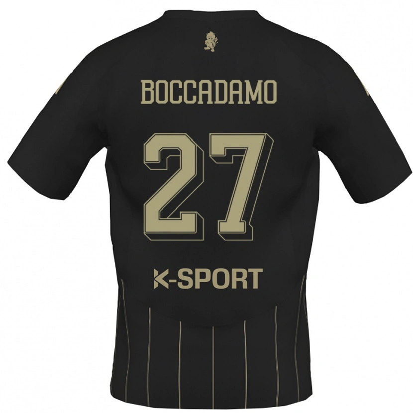 Danxen Criança Camisola Antonio Boccadamo #27 Cinza Branco Alternativa 2025/26 Camisa Brasil