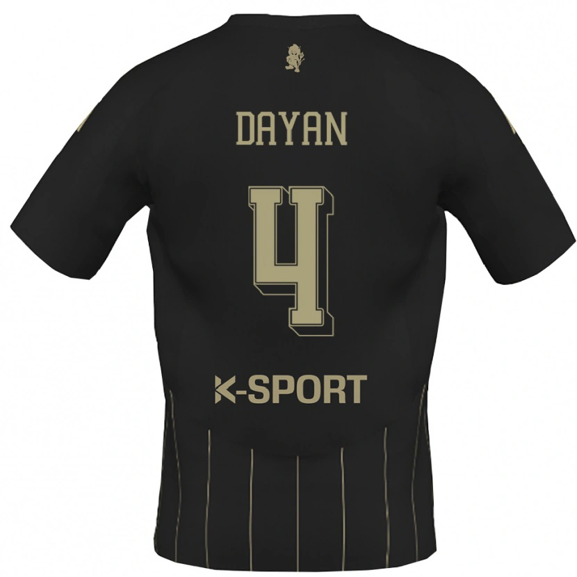 Danxen Criança Camisola Pedro Dayan #4 Cinza Branco Alternativa 2025/26 Camisa Brasil