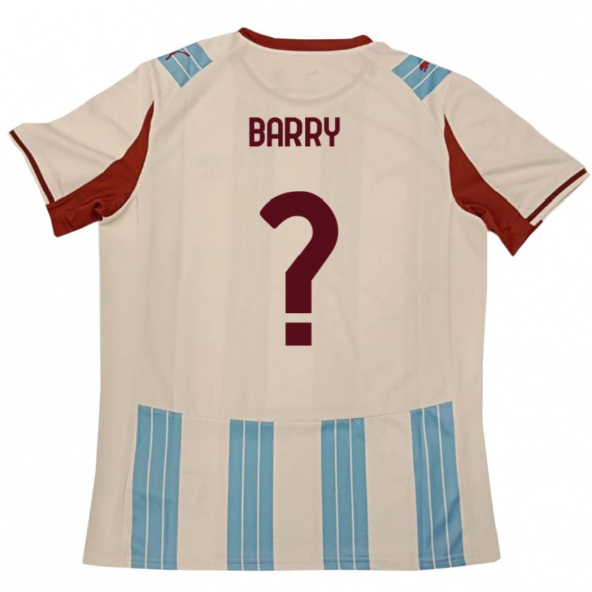 Danxen Criança Camisola Sammy Barry #0 Azul Celeste Branco Alternativa 2025/26 Camisa Brasil