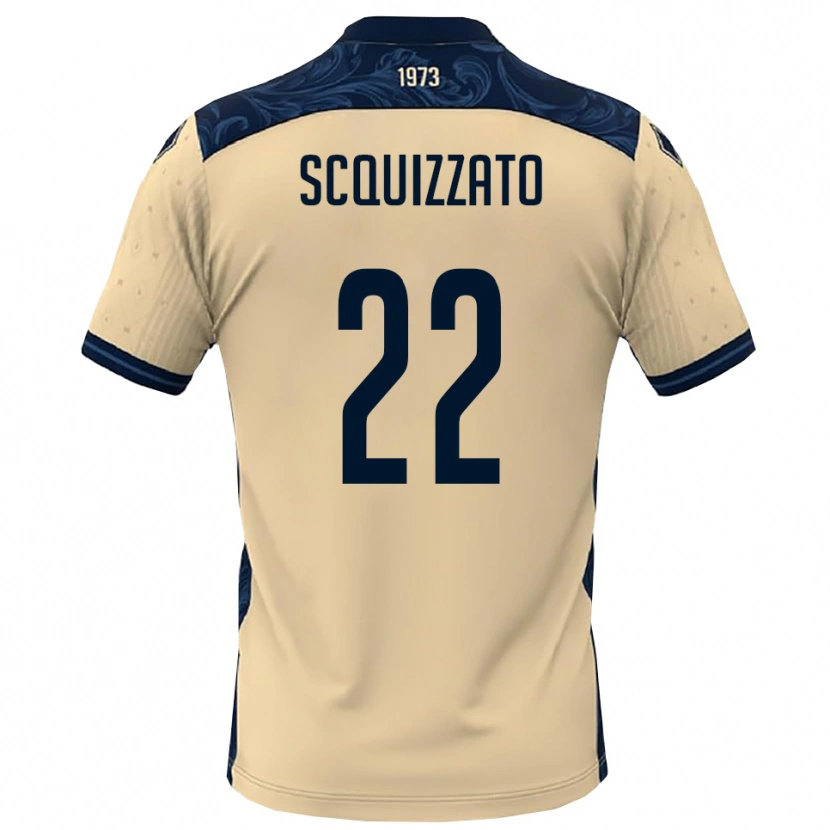 Danxen Criança Camisola Edoardo Scquizzato #22 Branco Marinho Alternativa 2025/26 Camisa Brasil
