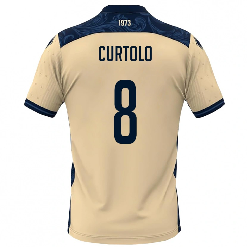 Danxen Criança Camisola Gabriele Curtolo #8 Branco Marinho Alternativa 2025/26 Camisa Brasil